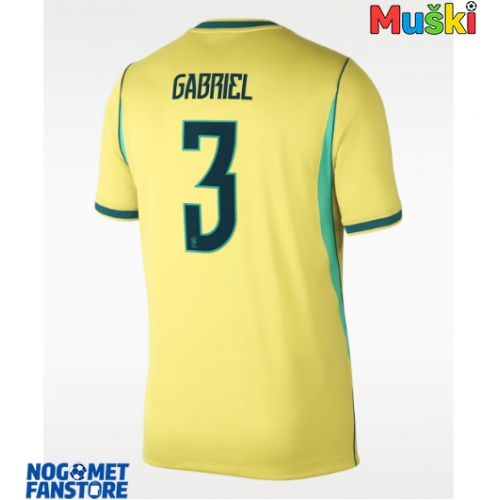 Brazil Gabriel Magalhaes #3 Domaci Dres SP 2026 Kratak Rukav